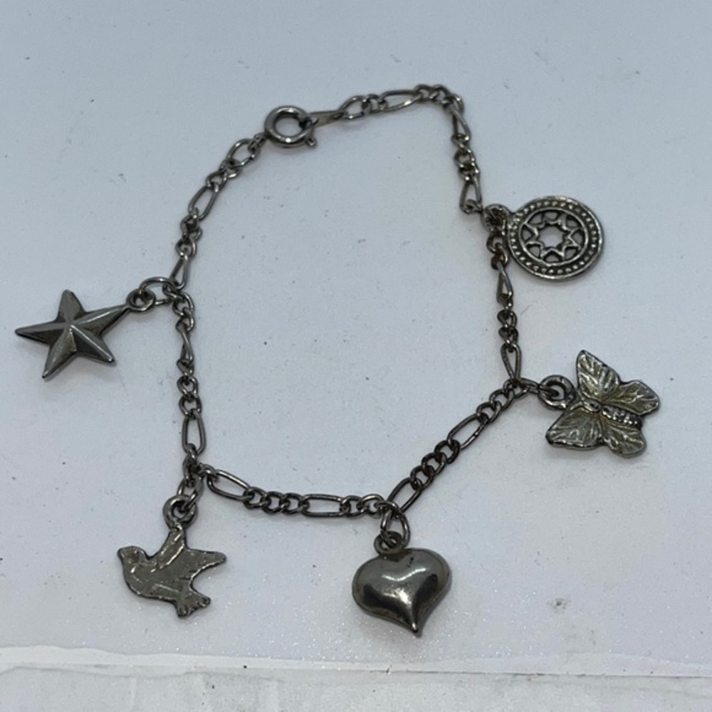 Girls Charm Bracelet Vintage